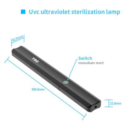 4LEDS USB rechargeable   UVC  LED sterilizer Light portable handheld UVC germicidal lamp  aluminium new design