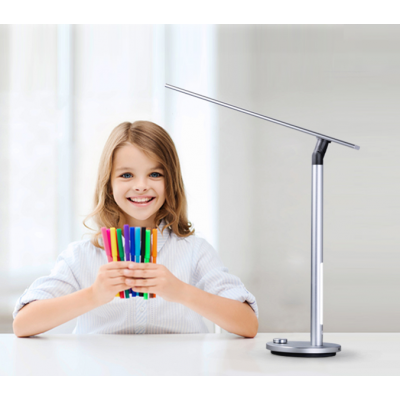 5 Color Modes Dimmable LED Desk Lamp with USB Charging Port