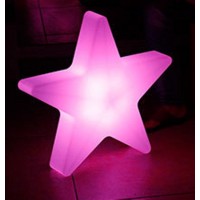 star Shape Multi-Color LED Light Nightlight Night Changing Mood Flashlight Bar Table Lamp